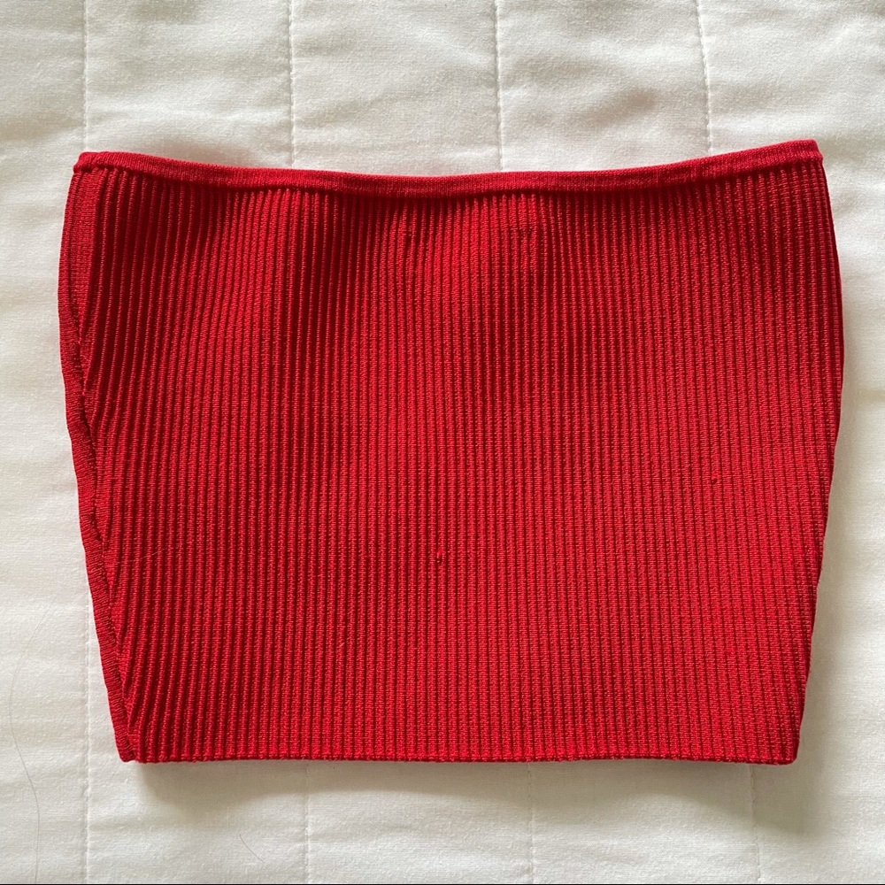 Babaton knit tube top
